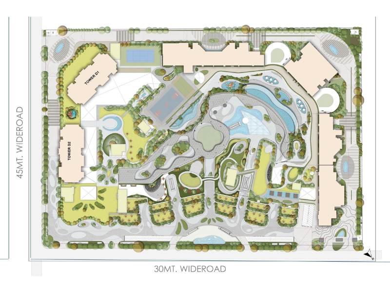 Trump Tower Noida Master Plan Layout